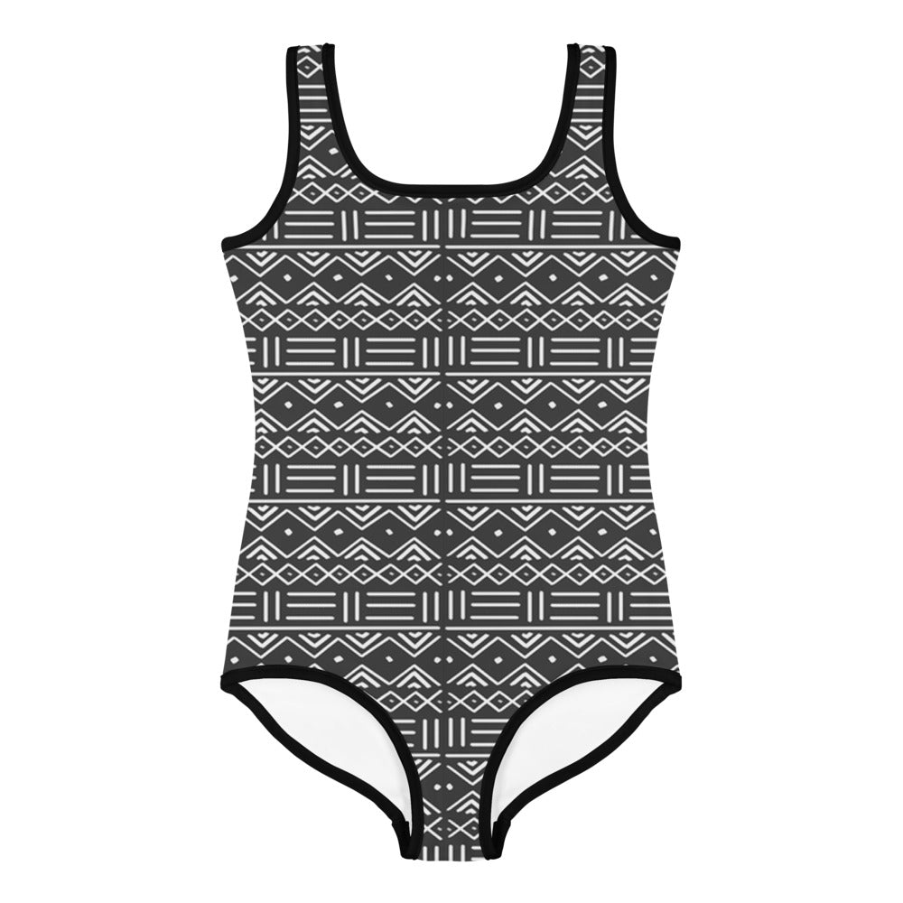 Mud Cloth Print on sale One-Piece Swimsuit