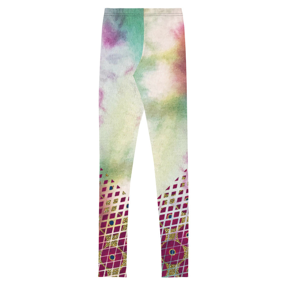 Tie & Dye Ankara Fusion Yoga Leggings