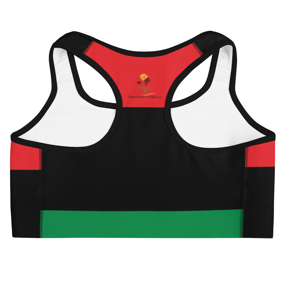 Black Pride Sports bra - RuvaAfricWear