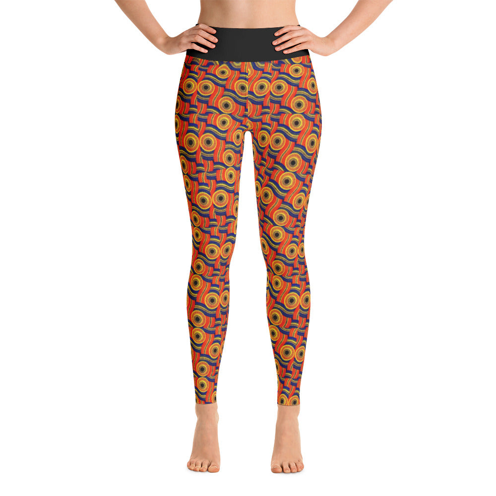 African print sale yoga pants